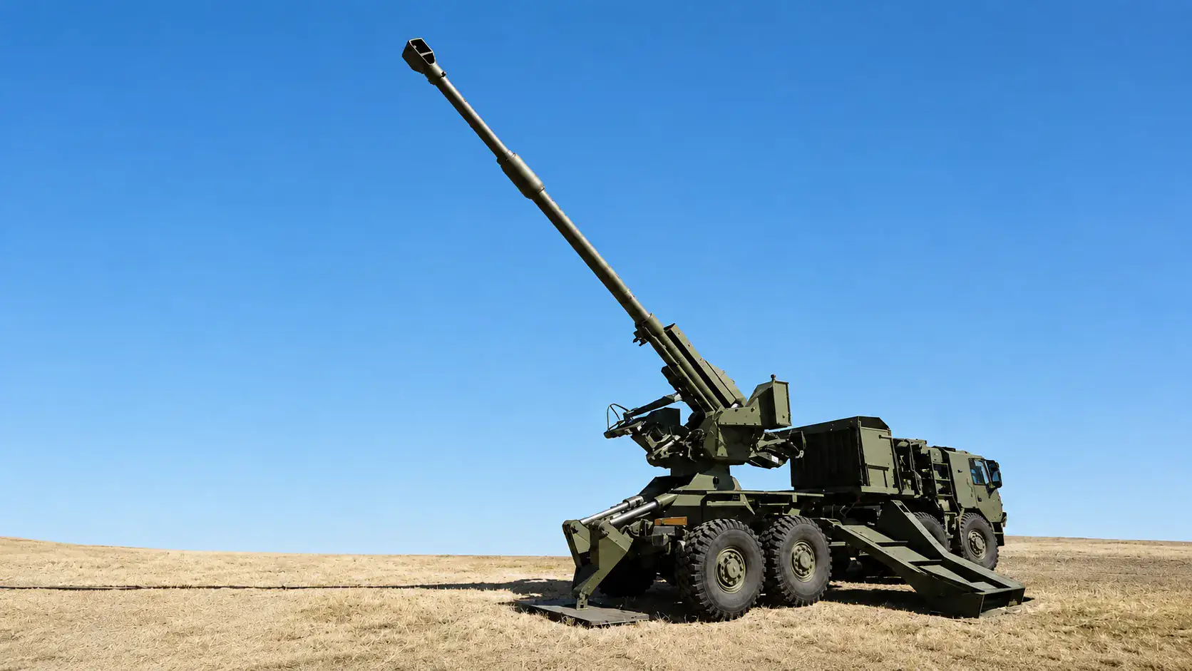 Vehicle-mounted defence system in a field environment